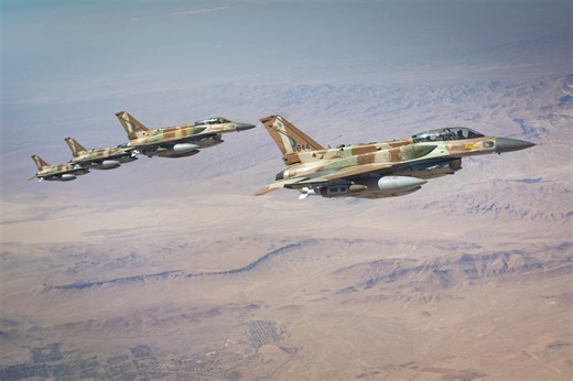 Israeli Air Force airs footage of F-16I jets flying to Iran for strikes