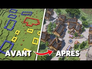 How do I make a village in Minecraft?