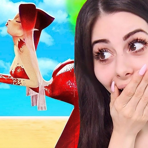 Even An Octopus Can Fall In Love 🥰🐙 *Reacting To Funny Animations* | AzzyLand
