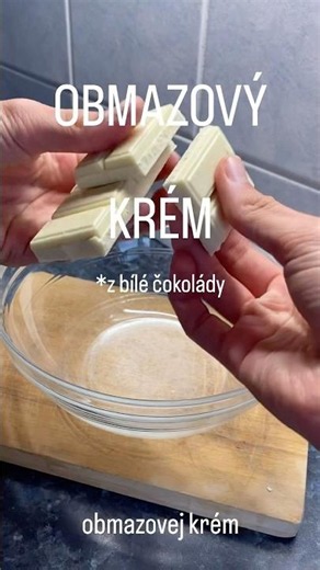 Obmazový krém na dort #baking #whitechocolate #weddingcake #birthdaycake #cakecreamrecipe