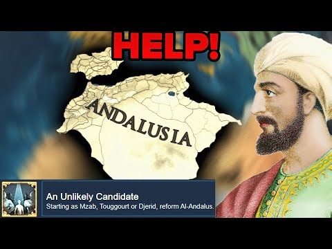 I Formed ANDALUSIA As The HARDEST NATION! An Unlikely Candidate Achievement Guide EU4