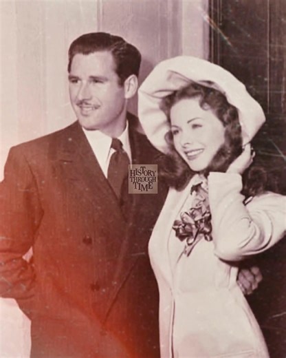 "Jeanne Crain and her husband, Paul Brinkman, are photographed on their wedding day in 1945, beautifully capturing the joy of young love in classic Hollywood style. The radiant bride, known for her charm and poise on screen, wed Brinkman in an elegant ceremony in Los Angeles." | History Through Time | Facebook