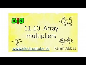 11.10. Array multipliers