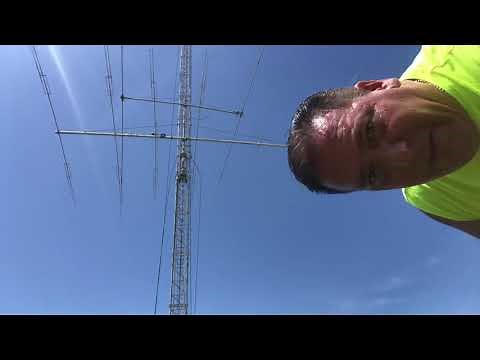 Antenna on hazer going up.