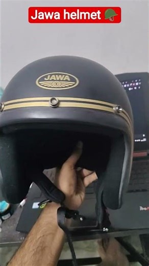 🛵 JAWA Half Face Helmet Unboxing 😍🔥 | Stylish & Comfortable? #viral #jawa