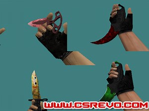 Baixar Facas do CS:GO para CS 1.6 em HD