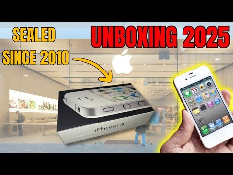 I Unboxed A Sealed iPhone 4 In 2025 And Tested It | iPhone 4 Unboxing + Camera Test