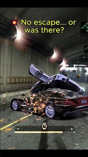 Police Blocked Every Road! 😳 NFS Most Wanted Police Chase #shorts
