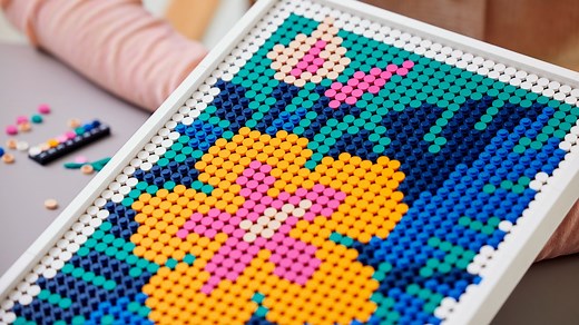 Turn any image into a LEGO Art mosaic model with online tool