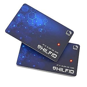 [Hot Item] RFID Blocking Card for Passport with LED Light NFC Blocker Anti-Theft