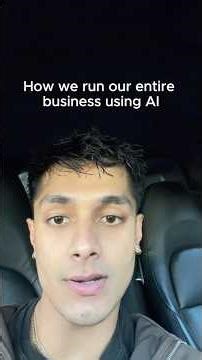 How I run my entire business with AI