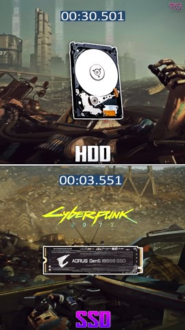 HDD vs SSD - Loading Games #shorts