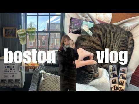 a week in boston 🌟 | ft. bookstores, cafes, museums, exploring the city, visiting my best friend