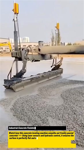 Industrial Concrete Finishing Machine - Perfect Precision! 🏗️