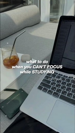 what to do when you can’t focus while studying 😌🪄