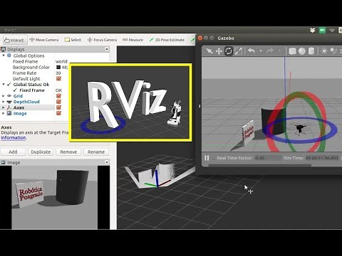¿Qué es Rviz?, herramientas de visualización en 2D, 3D y descripción del entorno