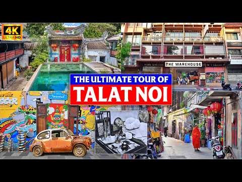 TALAT NOI: Bangkok's MOST PHOTOGRAPHED District | Drone Shots | Street Art | History | The Dark Side