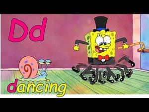 SpongeBob Dancing to the Phonics Song | #kidzstation