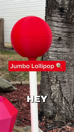 What’s Better Than A Jumbo Ring Pop ? A Jumbo Lollipop 🤏🏽🤩 Been Working On The File Since Last Week & Now It’s PERFECT 👏🏾 You Can Make It As High As You Want Or As Low As You Want. You Can Flip This Thing Like A Majorette 😂 ! Get Your Kids One ASAP ! #vday #valentinesdaydiy #jumbolollipop #jumboringpop #3dprinted