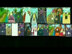 Talking tom gold run all 21 characters Backwards