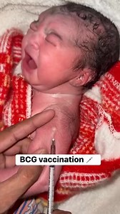 BCG Vaccination (BACILLUS CALMETTE-GUÉRIN) is a vaccine given to prevent tuberculosis (TB), especially severe forms like TB meningitis in children. KEY FACTS: - FULL MEANING: Bacillus Calmette-Guérin - DISEASE PREVENTED: Tuberculosis (TB) - AGE GIVEN: Usually at birth or shortly after - ROUTE: Intradermal injection (just under the skin) - SITE: Left upper arm (commonly) - REACTION: Small swelling → ulcer → scar (normal) IMPORTANT: - Not usually repeated. - May be delayed in babies with low birth