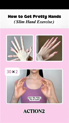 How to Get Pretty Hands - Slim Hand Exercise Tutorial!#PrettyHands #HandExercises #SlimHands