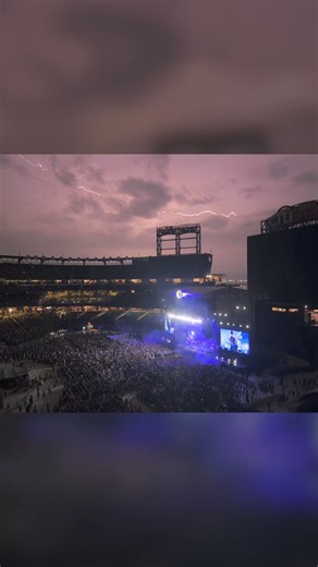 343K views · 753 reactions | Severe thunderstorms rocked and rolled through New York City last night, forcing the Foo Fighters to cut their outdoor concert at Citi Field short. | The Weather Channel | Facebook