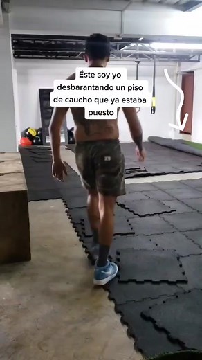 Instalación del Piso de Caucho Ecomilano