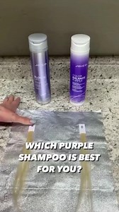 15K views · 62 reactions | Which Joico purple shampoo is best for...