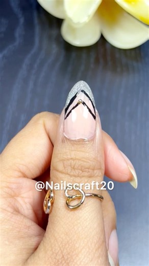 Easy nails 🤍 #yt #shorts #trending #shorts #nailartathome #nailarttutorial