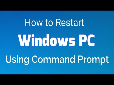 How to Restart Windows PC Using Command Prompt