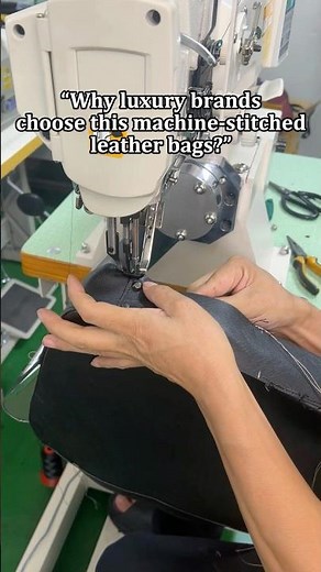 REER 1341S 180° Rotating Arm Sewing Machine | Perfect Leather Bag Stitching Demo for Beginner