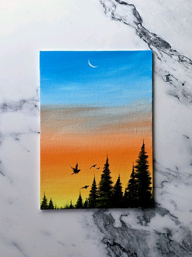 Cute Beginner Acrylic Painting Ideas on Canvas
