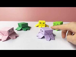 How to make a paper Emotional Octopus / Origami Octopus / Making paper Octopus /diy crafts