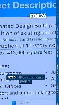 Proposed $750M Fresno courthouse could force sheriff’s office relocation downtown