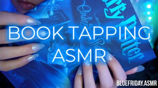Book tapping ASMR relaxing sounds for sleep & focus