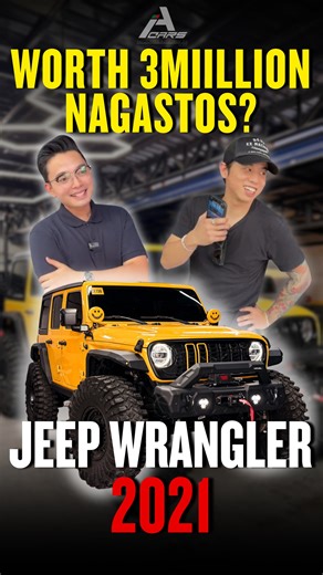 Grabe si brother, 3 MILLION nagastos para sa load ng jeep!😭💸 Hindi biro ang gastos, pero ibang level ang dating at tibay. Pang-matagalan! 😎🚙 #JeepLifePH #JeepWrangler2021 #WranglerLife #JeepLifePH #OffRoadPH #SUVGoals #4x4life #CarSpottingPH #iACars #reelsvideoシ#fypageシ | IA CARS - Auto Care & Auto Trading