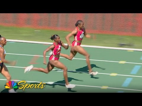 It's Jamaica vs. Jamaica in Grand Slam 100m as Williams & Nugent duel to the line | NBC Sports