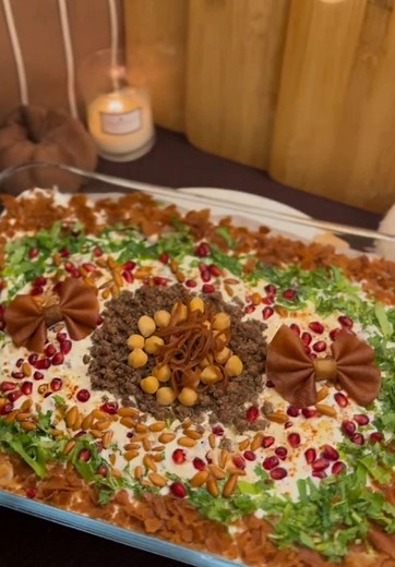 Delicious Lebanese Fatteh Recipe with Minced Beef