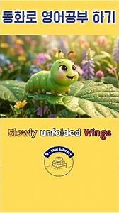 (하루 1분 영어 공부) 애벌레 모모의 변화과정 How does a caterpillar change? #쇼츠영어