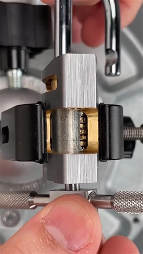 Part 2 | Inside Perspective on Picking Disc Detainer Locks #lockpickinglawyer #lockpicking #foryouシ | Lock Picking Lawyer