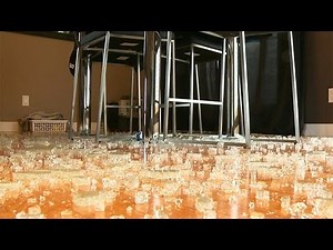 Rude awakening: Family's glass table spontaneously shatters