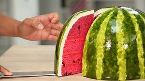1.1M views · 26K reactions | How to make a pink velvet watermelon cake! | Kin | Facebook