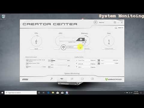 MSI® HOW-TO use Creator Center (Win32)
