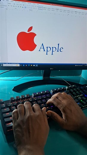 Apple Symbol Shortcut key in ms word #shorts #shortvideo