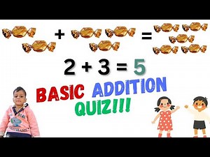 One Digit Addition Quiz for Kids | Learn Math with Fun – 20 Questions |