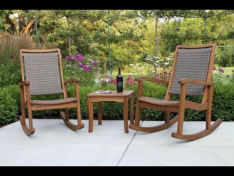 Outdoor Interiors Rocking Chair Assembly