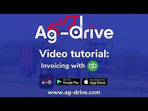 Ag-drive tutorial: Invoicing with Quickbooks