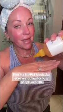Finally a SIMPLE, fast & effective Medicube skincare routine for busy women! #medi