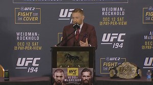 1.8K views · 5.9K shares | Check out the highlights from Conor McGregor's press conference after becoming the undisputed UFC featherweight champion of the world. | EchoLive.ie | Facebook
